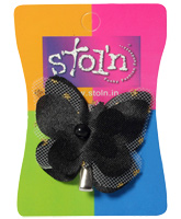 Stol'n - Black Butterfly Hair Clip