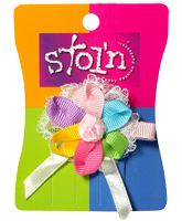 Stol'n - Multi Colour Flower Shaped Hair Clip 