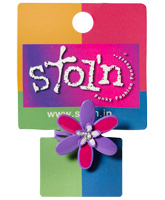 Stol'n - Purple And Pink Flower Ring