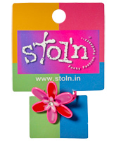 Stol'n - Red Purple Pink Flower Ring