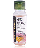Aloe Veda Face Wash Avocado With Wild Rose