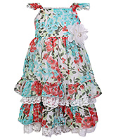 Gini & Jony - Sleeveless Floral Print Cotton Frock