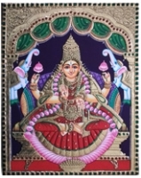 Gaga Lakshmi Tanjore Painting With Frame - KAGTAL 400005