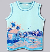 Beebay - Sleeveless Printed T-Shirt