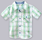 Beebay - Half Sleeves Check Print Shirt
