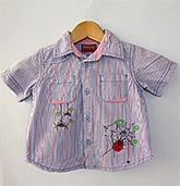 Beebay - Half Sleeves Fine Stripes Shirt