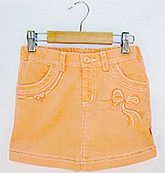 Beebay - Denim Skirt With Embroidery