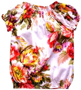 Super Young - Floral Design Girls Top