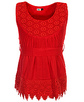 SAPS - Sleeveless Braso Net Top