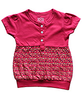Wow Mom - Cap Sleeves Balloon Style Top