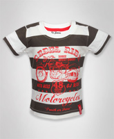 Gini & Jony - Half Sleeves T-Shirt With Stripes
