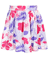 Quarter Spoon - Floral Printed Skirt