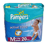 Baby Diapers - Pampers - Active Baby (Imported)