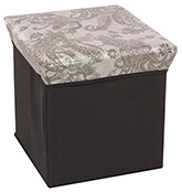 Fab N Funky - Storage Cum Stool Silver