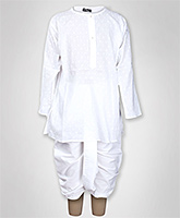 Jonez - Tradition Self Design Kurta With Dhoti