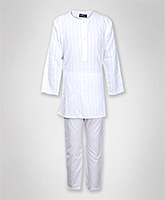 Jonez - Striped Short Kurta And Pajama Set