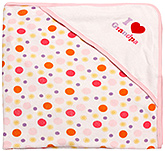 1st Step - I Love Grandpa Embroidered Hooded Towel