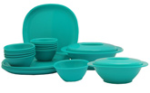 Incrizma 22 Pieces Square Dinner Set - Sea Green