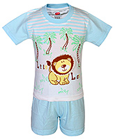 Fun - Boys Half Suit Little Lion Print