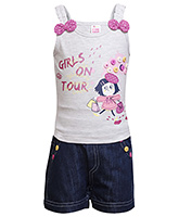 Angel - Singlet Top With Shorts Set