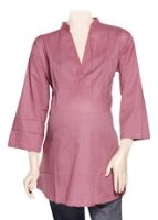 Short Kurti - Burgundy