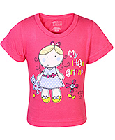 Bodycare - Half Sleeves Girl Printed T-Shirt