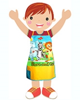 Swayam - Digitally Animal Printed Kids Apron