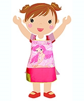 Swayam - Digitally Fairy Printed Kids Apron