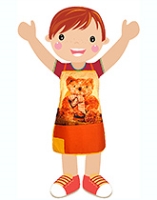 Swayam - Digitally Teddy Printed Kids Apron