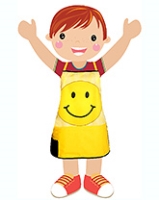 Swayam - Digitally Smiley Printed Kids Apron