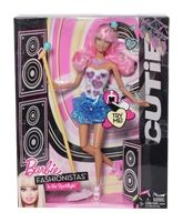 Barbie Fashionistas In the Spotlight Cu... 3 Years +, Cutie doll will wow the crowd with her sh...