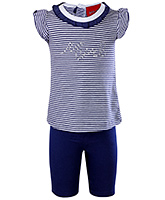 Little Pixies - Cap Sleeves Top And Capri Set