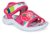 Kitten Shoes -  Strawberry Print Girls Sandals