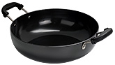 Excel Hard Anodized Deep Kadai Without Lid