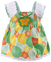 Infancy - Sleeveless Floral Printed Dress