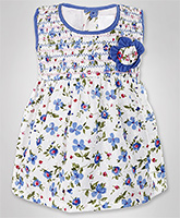 Infancy - Sleeveless Dress With Bloomer