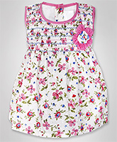 Infancy - Sleeveless Dress With Bloomer
