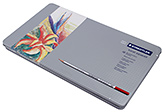 48 Colour Pencils In Metal Box 48 Colour Pencils, 18.7x32.2x2 cm Metal Box Smooth,...