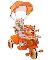 Playnation -Tricycle with Push Handle Orange