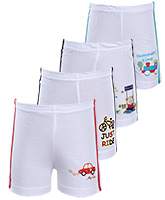 Bodycare- White Cotton Shorts