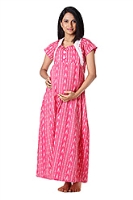 Morph - Printed Maternity And Nursing Gown