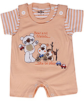 Child World - Half Sleeves T Shirt With Romper