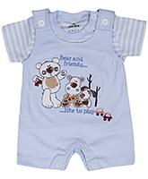 Child World - Half Sleeves T Shirt With Romper