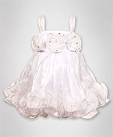 Baby Hug - Singlet Dress With 3 Big Rosettes