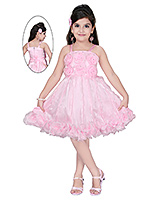 Baby Hug - Singlet Dress With 3 Big Rosettes