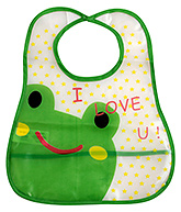 Fab N Funky - I Love U Print Baby Bib 