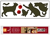 Wall Paper & Sticker - Home Decor Line Wall Decor - Cats