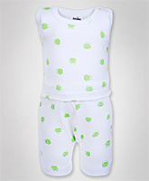 Baby Hug - Sleeveless Printed Night Suit