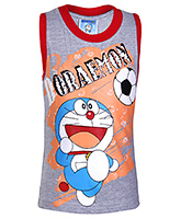 Doremon -  Printed Sleeveless T-shirt