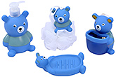 Fab N Funky - Bear Shape Bathroom Set